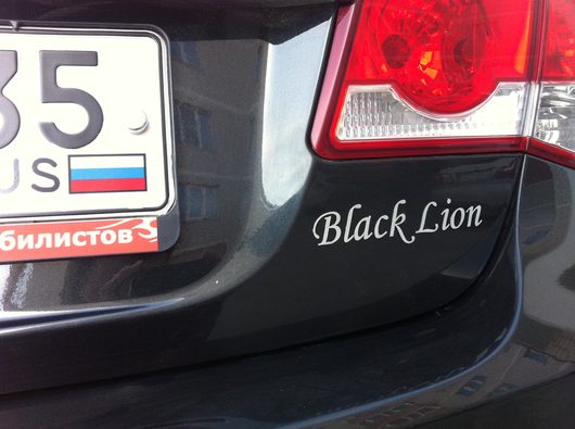 Black Lion - Chevrolet Cruze | Шильдик по спецзаказу cool 