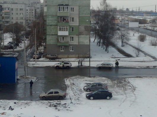 Акция "Пешеходный переход" | Время около пол пятого, а всё дежурят, видно рыбный день сегодня )))