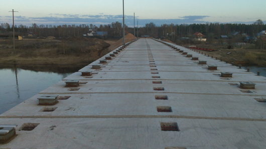 Мосты, переправы и путероводы в Вологодской области | ...общий вид в сторону правого берега