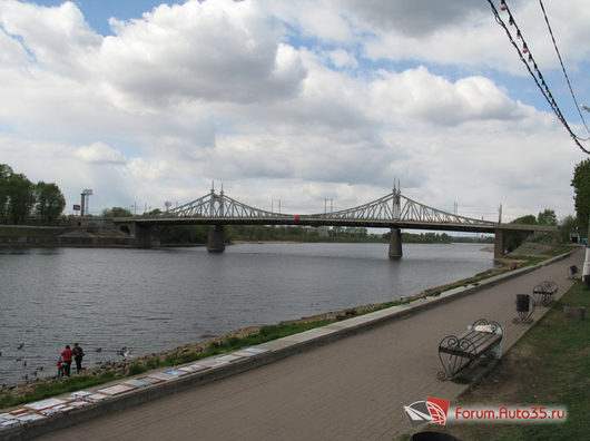 Не знаю как назвать... Пусть будет Вологда-В. Новгород-Ржев-Тверь-Вологда | Старый мост через Волгу.