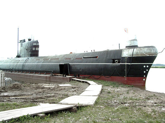 Индустриальные памятники на земле Вологодской | Дизель-электрическая подводная лодка Б440 проекта 641 образца 1970 г.