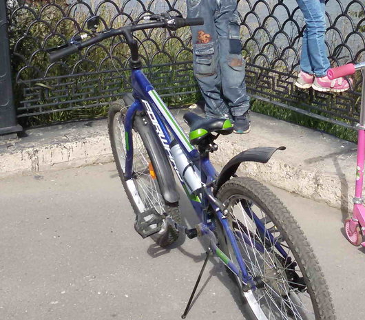 Украли подростковый велосипед Forward синего цвета | Мото-вело