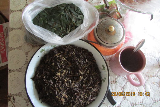 Копорский чай или иван-чай — традиционный русский чай | после заморозки.после жарки...