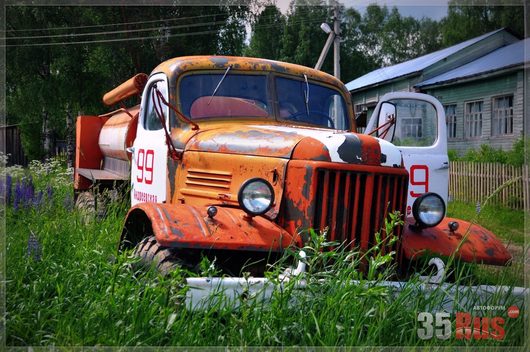 просто ретро-автомобили (фотографии, сделанные на вологодчине) | фото сделано в Тарногском районе этим летом ЗИЛ-157