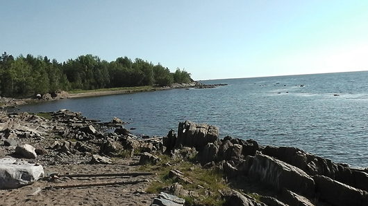 Дорожные зарисовки | Белое море в окрестностях Беломорска.