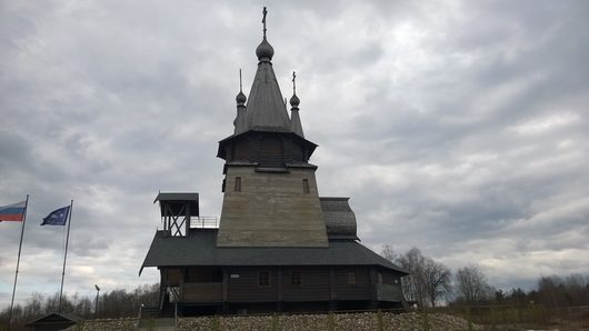 Дорожные зарисовки | Храм во имя Святителя Николая Чудотворца в п Повенец (Карелия).