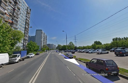Где оставить машину в Москве? | Вот, например, платная автостоянка у моего дома Батайский проезд, 31 И бесплатная парковка в крайней правой полосе.