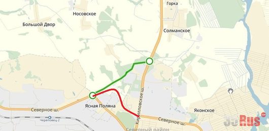Череповец | проект новой объездной дороги | проект дороги был уже разработан и документация на него тоже была .