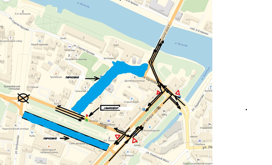 Схема проезда вологда. Схема движения Вологда Октябрьский мост. Новая схема движения Вологда.
