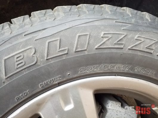 Продам Bridgestone Blizzak DM-V1 225/65R17 102R (липучка) | БАРАХОЛКА Шины/диски