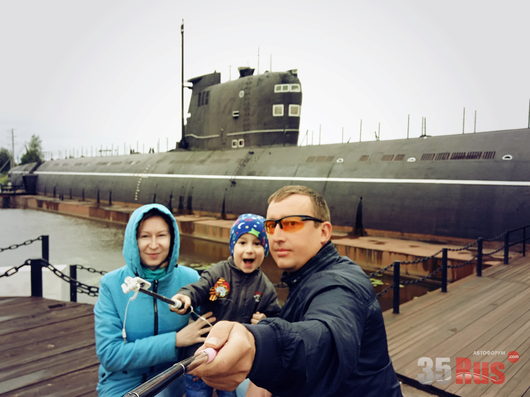 Музей Подводная лодка Б-440 | Всё таки 2 палки(сельфи) это круто)))