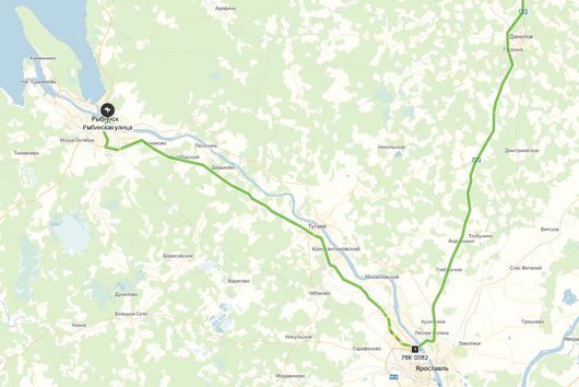 Оптимальный путь от Вологды до Рыбинска? | Путешествия