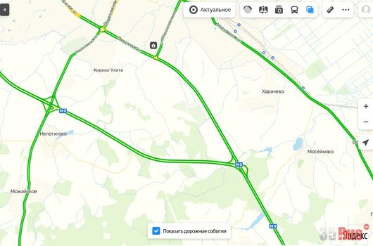 Трасса М8 | Москва - Архангельск | отзывы о состоянии, ремонты, радары, камеры | Похоже, открыли участок новой окружной Яндекс с утра показывал, что движения там нет Теперь 