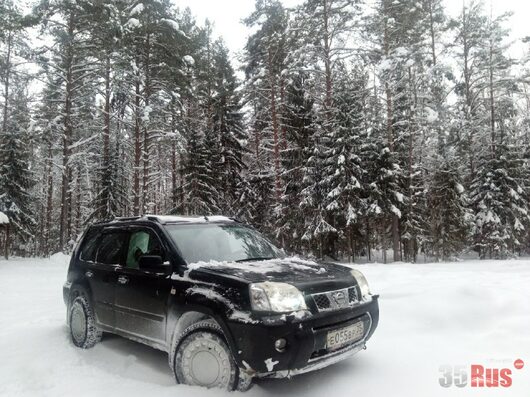 Фото наших автомобилей | Проехал по заснеженному лесу - нормально резина еще гребет